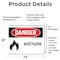 Signmission Acetylene Danger Sign, Vinyl Decal, 24in W x 18in L, 2PK OS-2PACK-DS-D-1824-L-1988 - alternate 4